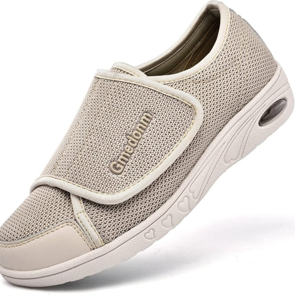 Women's Lightweight Knitted Shoes For Diabetic Bunions Edema Swollen Feet